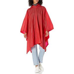 totes Adult Rain Poncho Reusable, Compact & Travel-Friendly, Pullover Hood, Easy